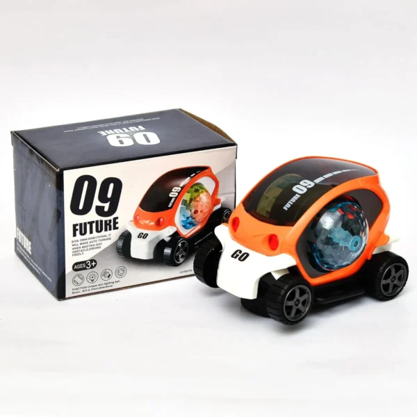 PLASTIC 360 DEGREE ROTATING STUNT CAR TOY FOR KIDS - Image 4