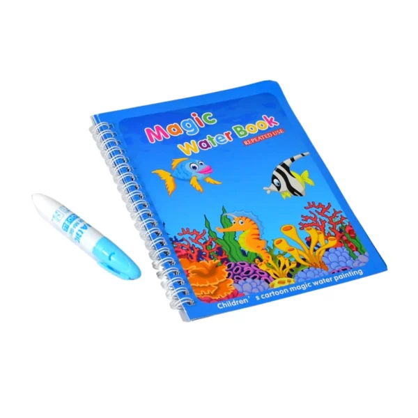 MAGIC WATER QUICK DRY BOOK WATER COLORING BOOK DOODLE WITH MAGIC PEN PAINTING BOARD - Image 3