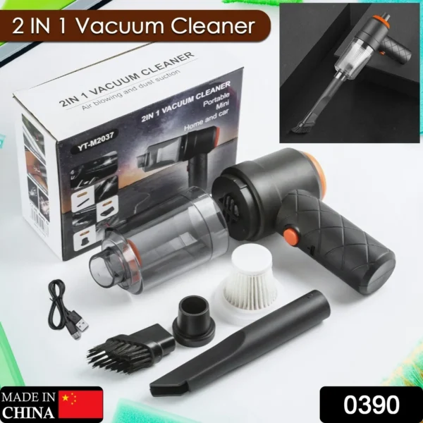 Portable USB Rechargeable Mini Car Vacuum For Vehicle, Home And Office (w) - Image 5