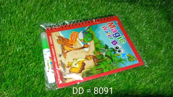 MAGIC WATER QUICK DRY BOOK WATER COLORING BOOK DOODLE WITH MAGIC PEN PAINTING BOARD - Image 2