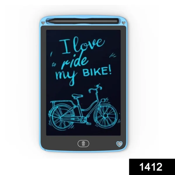 PORTABLE LCD WRITING BOARD SLATE DRAWING RECORD NOTES DIGITAL NOTEPAD WITH PEN. - Image 3