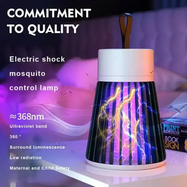 Mosquito Killer Machine Mosquito Killer USB Powered Bug Zapper Mosquito Lamp For Home Electric LED Lamp Mosquito Killer Indoor / Outdoor Mosquito Trap Machine - Image 6