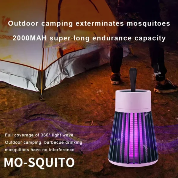 Mosquito Killer Machine Mosquito Killer USB Powered Bug Zapper Mosquito Lamp For Home Electric LED Lamp Mosquito Killer Indoor / Outdoor Mosquito Trap Machine - Image 4